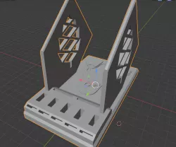 PinePhone Stand with microSD/USB/SD Card Holder