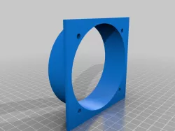 Portable laser/printer exhaust vent - for use under garage door