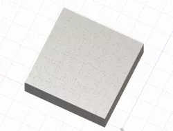 Puzzle blank for 3D Printed puzzle