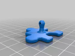 puzzle fridge magnet keychain