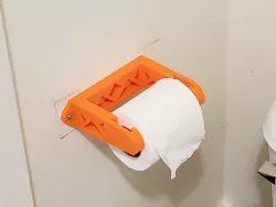 Quick-Change Toilet Paper Holder: Alpha