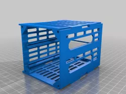 rack para raspberry pi con SSD opcional y switch PoE