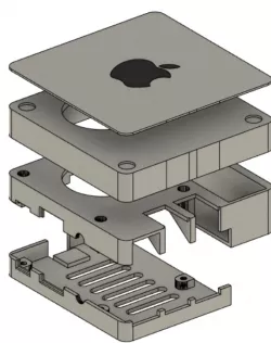 Raspberry Pi 2/3/B/+ Case with cooling