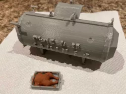 red dwarf garbage pod