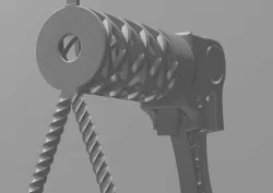 Rubber Band Gun Pen Holder