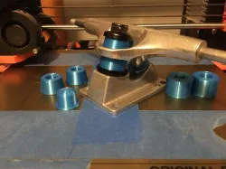Skateboard truck bushings set with 16mm pivot cup