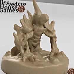 Skeleton WarHound 28mm Mini - Support Free