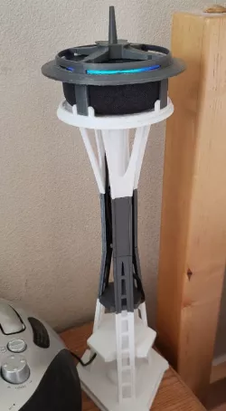 Space Echo (Space Needle Tower for Amazon Echo Dot 3rd Gen)