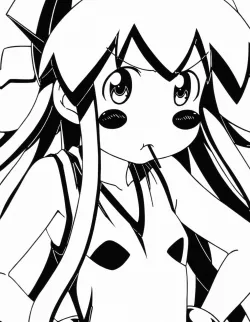 Squid Girl stencil
