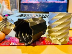 Tessellated Spiral Container (Configurable w/ CAD!)