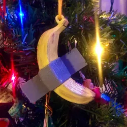 The 120,000 Duct Tape Banana Ornament