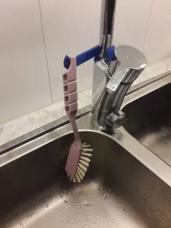 The dish-brush holder