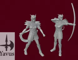 Tiefling Female Scale Mail - Warlock, Bard, Cleric