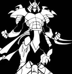 TMNT Shredder stencil 2