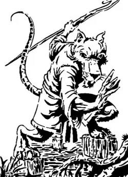 TMNT Splinter stencil 2
