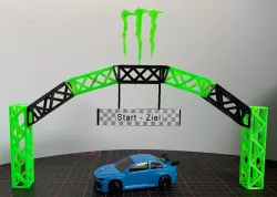 Traverse / Truss Durchfahrt / Bogen / Tor / Gate für DR!FT Sturmkind Strecke 