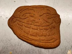 Trollface cookie cutter