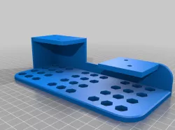 Underdesk tablet holder