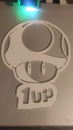 Wall art Super Mario 1UP