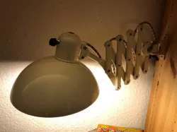 Wall mount for Kaiser Idell Bauhaus scissor lamp