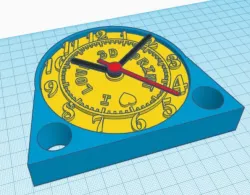 Wall Mount or Desktop Clock