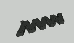 Zigzag Keychain