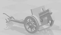 1/100 WW2 Italian Howitzer 100/17 model 14