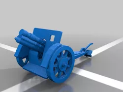 1/100 WW2 Italian Howitzer 100/17 model 14