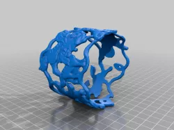 a lion-patterned bracelet