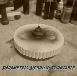 Airbrush Turn Table (parametric)