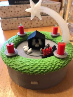 Arduino controlled advent wreath