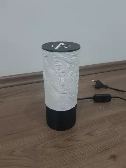 Avengers lithophane lamp