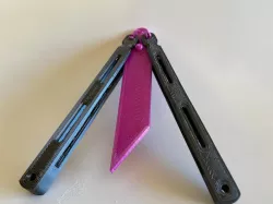 Balisong, or butterfly knife, fully 3D printed