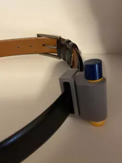 Belt chapstick magnet holder