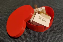 Big heart gift jewel box