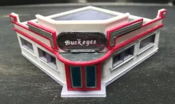 Buckeyes Diner in N-Scale