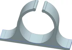 Cableholder for double-sided Tape