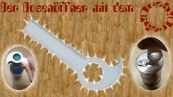 Can opener with integrated botlle twist opener