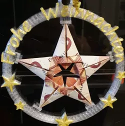 Christmas Cash Ornament (Last Minute Gift)
