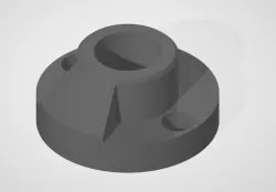 Clothes/curtain hanger rod holder