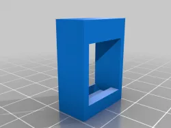 Corrected Keystone Jack Receptacle (component) and Negative model