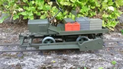 Crewe Tractor railway frame and wheels