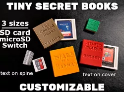 Customizable Tiny Secret Books