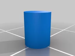 Cylinder with Cone Cutout