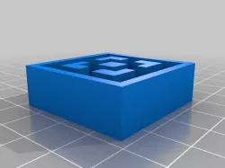 Decorative cement block mould