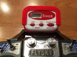 Dollar Tree Timer mount for Flysky FS-i6 transmitter