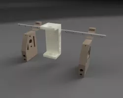 Dremel cnc x axis upgrade with linear rail 