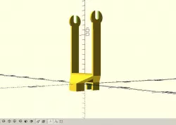 Easythreed X1 Spool Holder OpenSCAD parametric