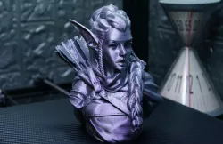Elf Archer Bust Support Free