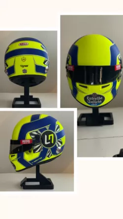 F1 1:2 Scale Helmet Display Stand - Long/Short Base